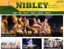 Tablet Screenshot of nibleyfestival.co.uk